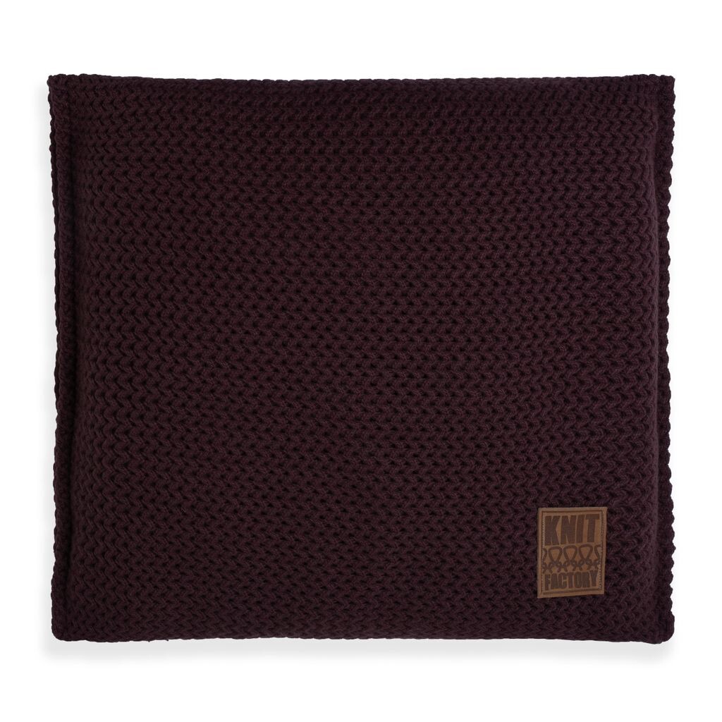 

Подушка Knit Factory Maxx - Баклажан - 50x50 см
