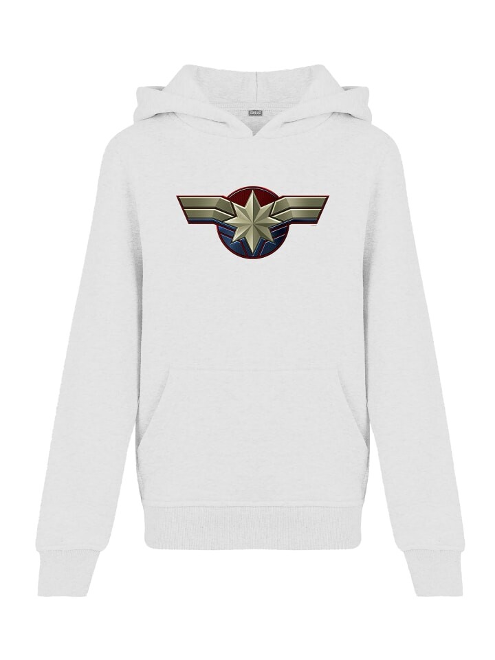 

Пуловер F4NT4STIC Marvel Captain Marvel Chest Emblem, белый
