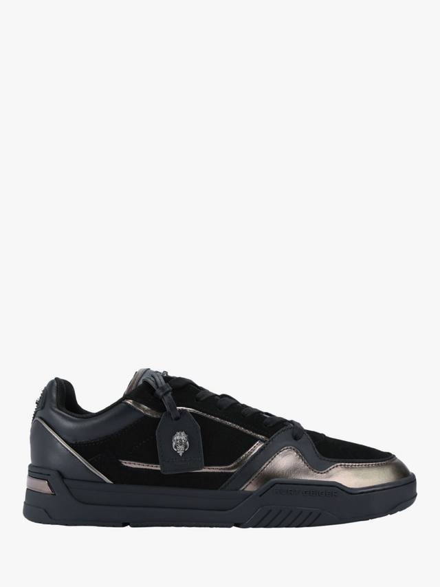 

Металлические кроссовки из кожи regan Kurt Geiger London, черный