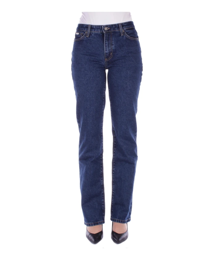 

Джинсы с застежкой-молнией и карманами. Guess, синий