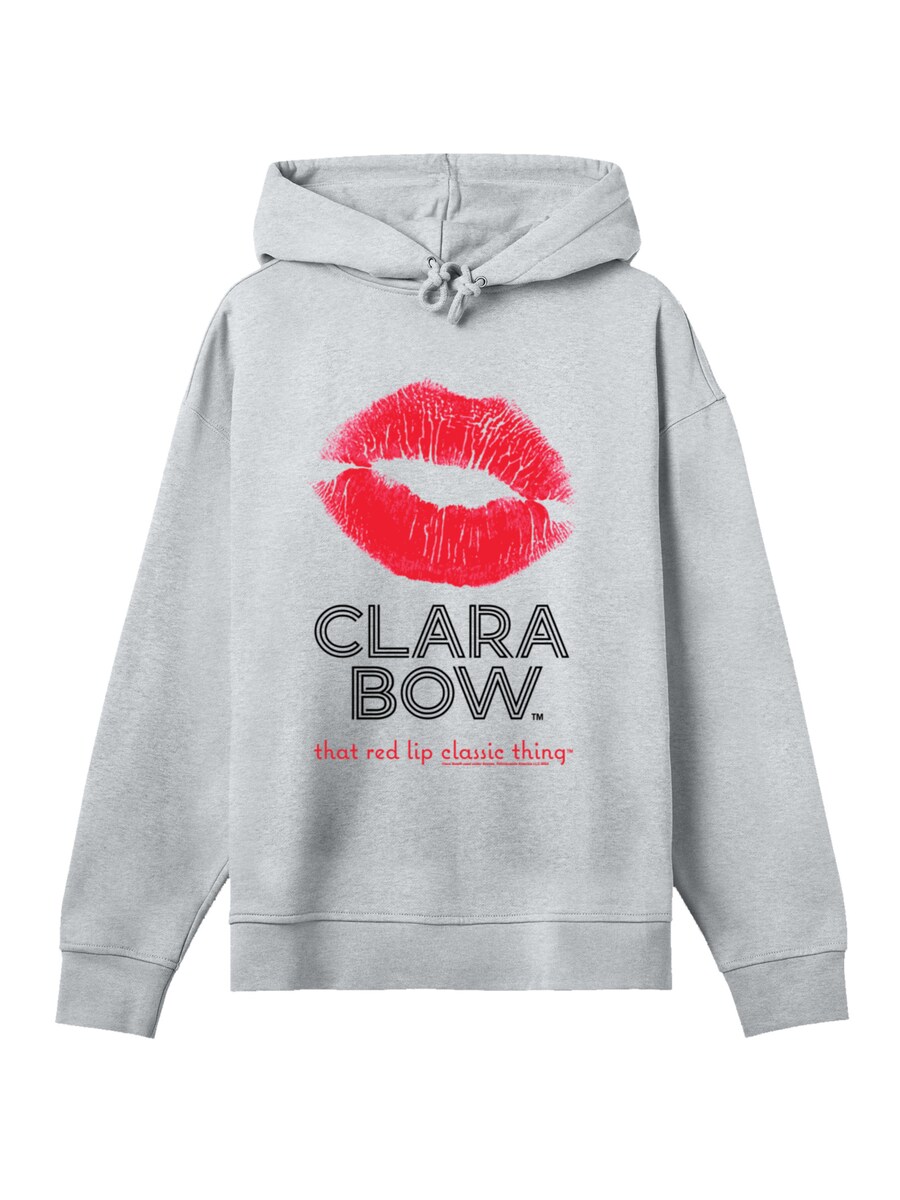 

Толстовка F4NT4STIC Clara Bow Red Lip Classic Thing, mottled grey