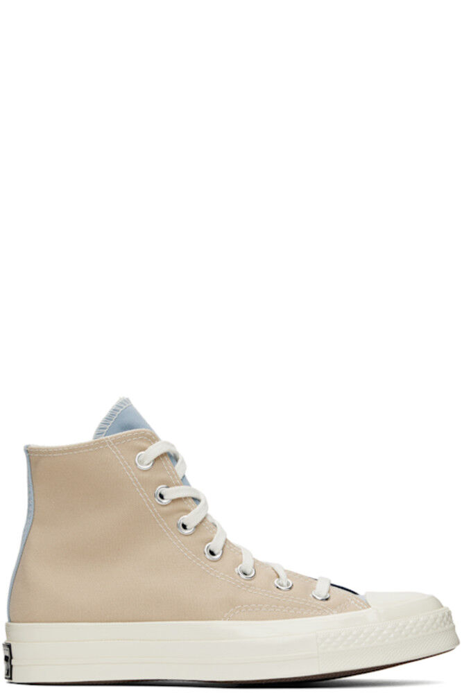 

Кроссовки Chuck 70 Tri-Panel бежево-синего цвета Converse