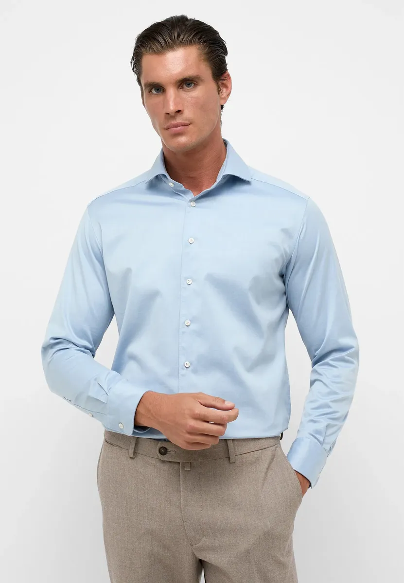 

Рубашка Eterna с длинными рукавами "MODERN FIT", голубой