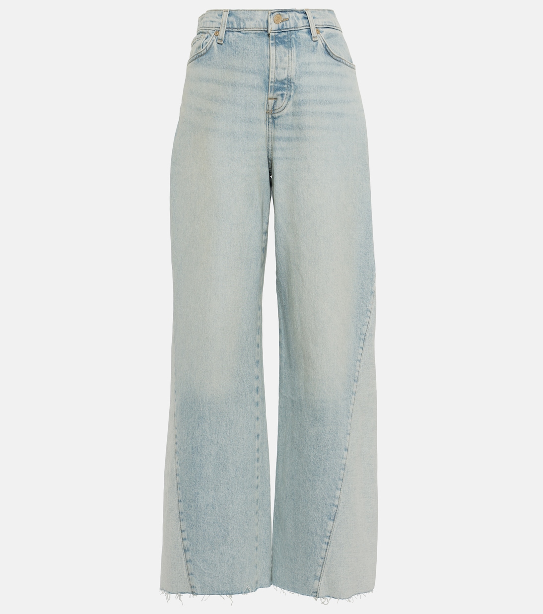 

Джинсы Zoey с высокой посадкой и широкими штанинами 7 For All Mankind, Mid Summer