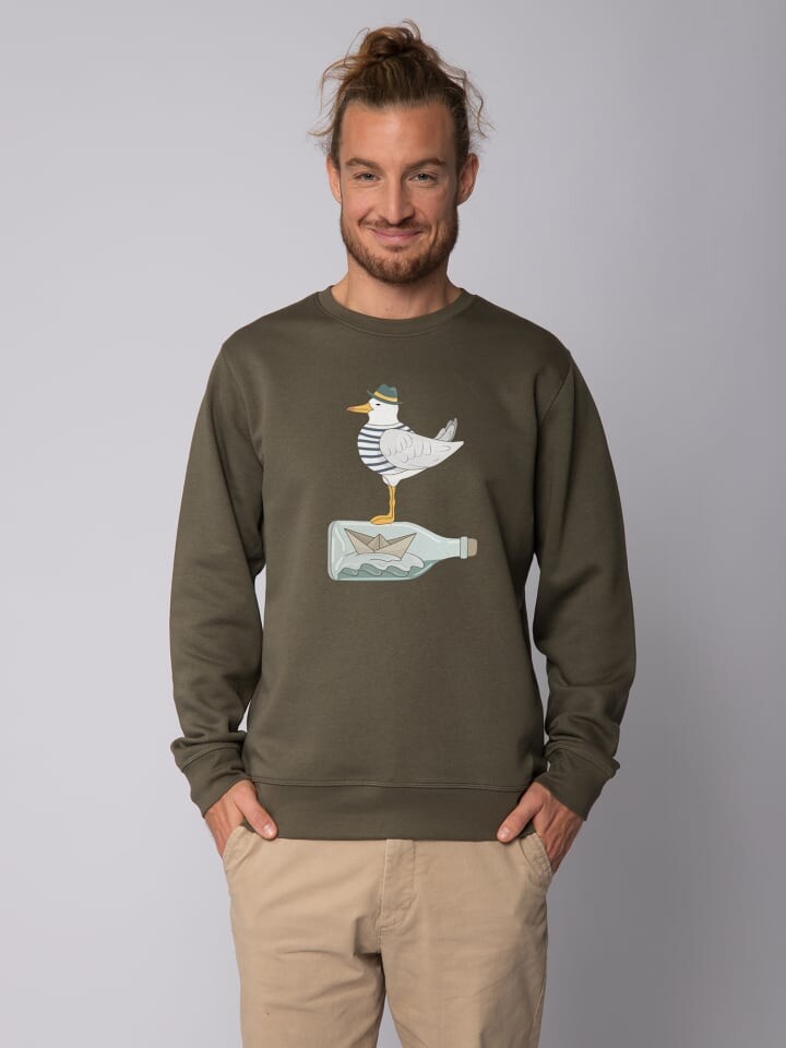

Толстовка wat Apparel Möwe, хаки