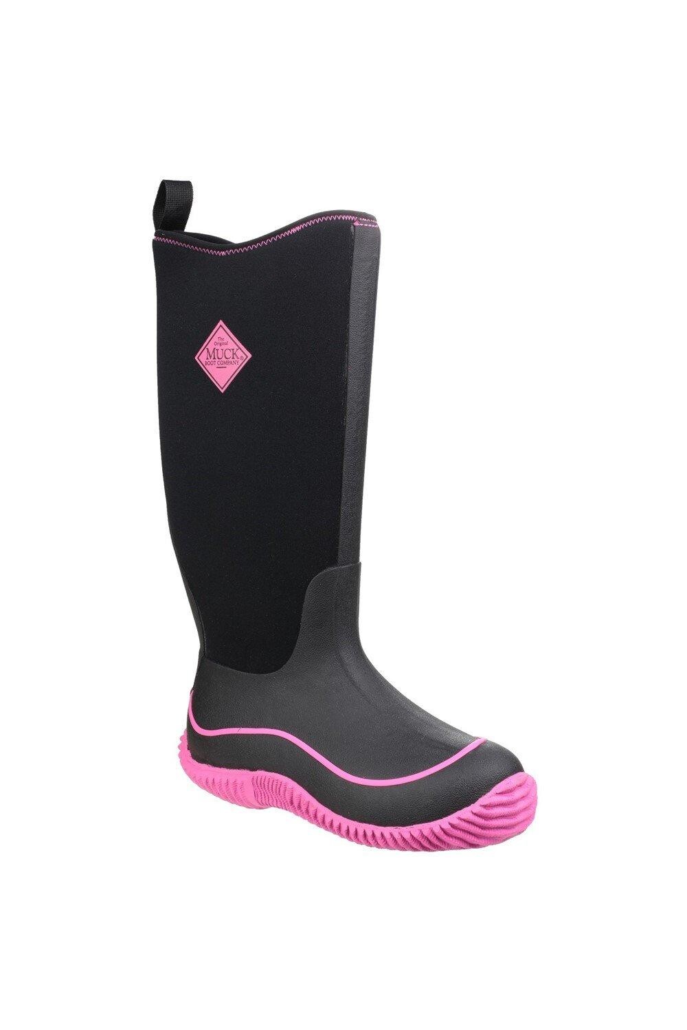 Женские резиновые сапоги Muck Boots Hale высокие с логотипом, розовый