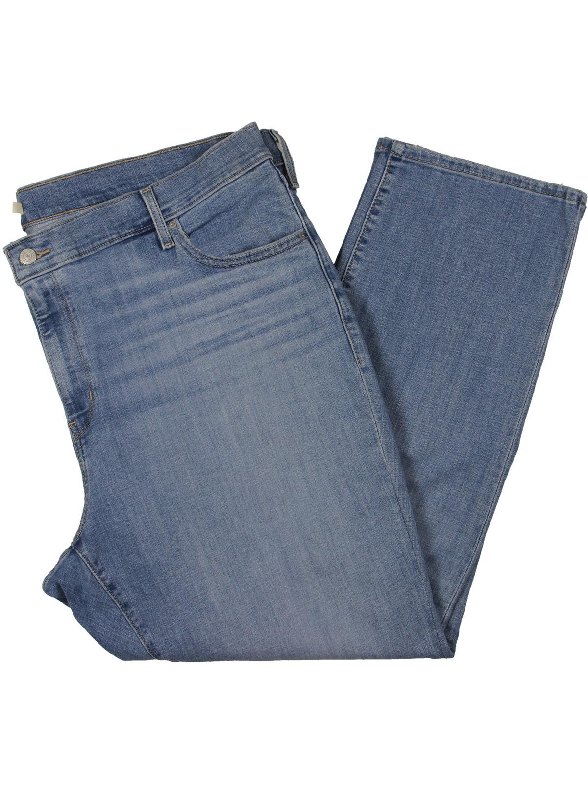 

Плюс 724 Женские узкие прямые джинсы с высокой посадкой Levi Strauss & Co., синий