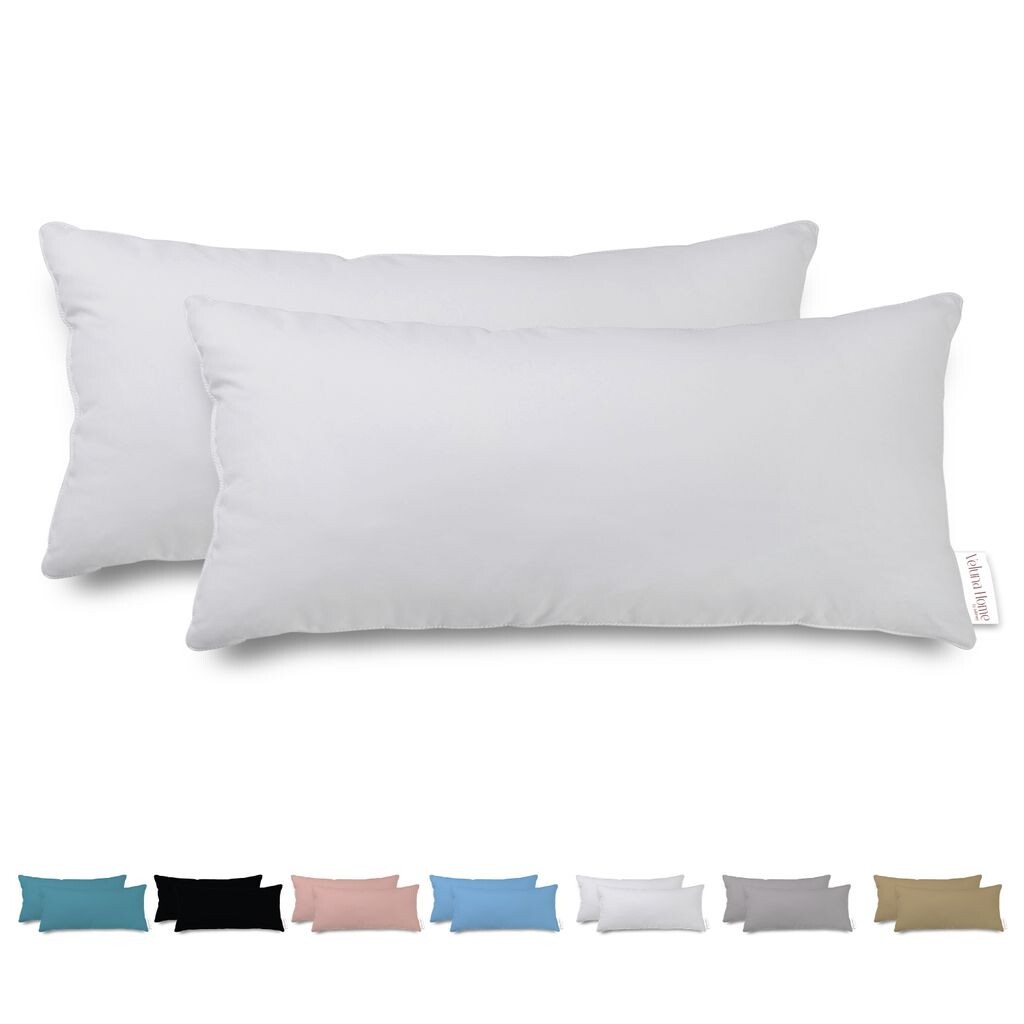 

Наволочка Veluna Home 40x80см - 100% хлопок (комплект из 2 шт.) - белый - плотная ткань с плотностью 57 нитей/см² - наволочка - сертифицирован Oeko Tex - Renforcé