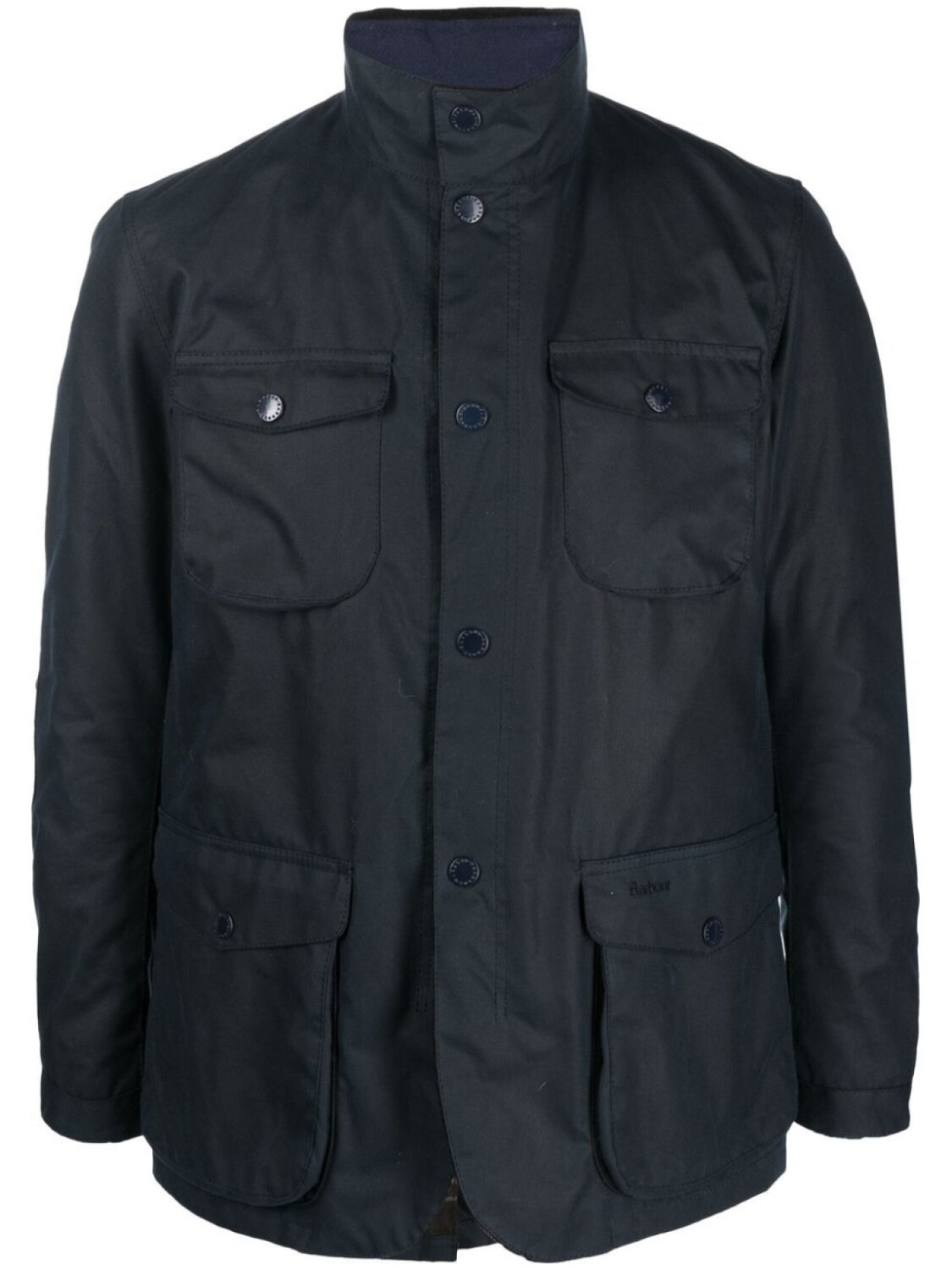 

Barbour однобортная куртка, синий
