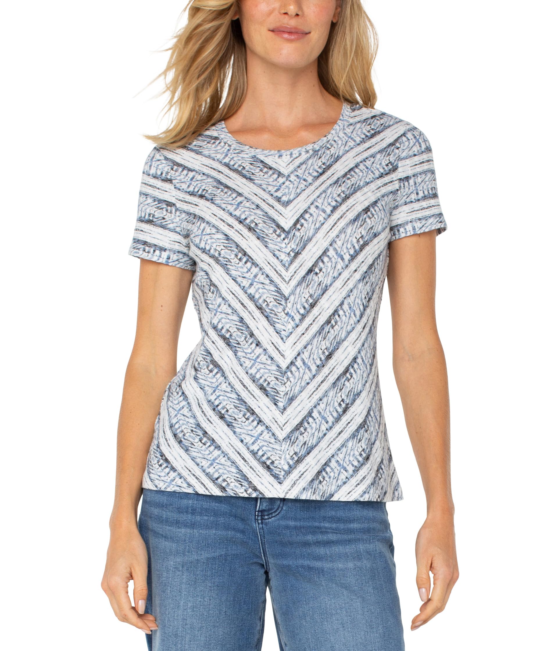 

Топ Liverpool Los Angeles Short, цвет Indigo Ikat Stripe