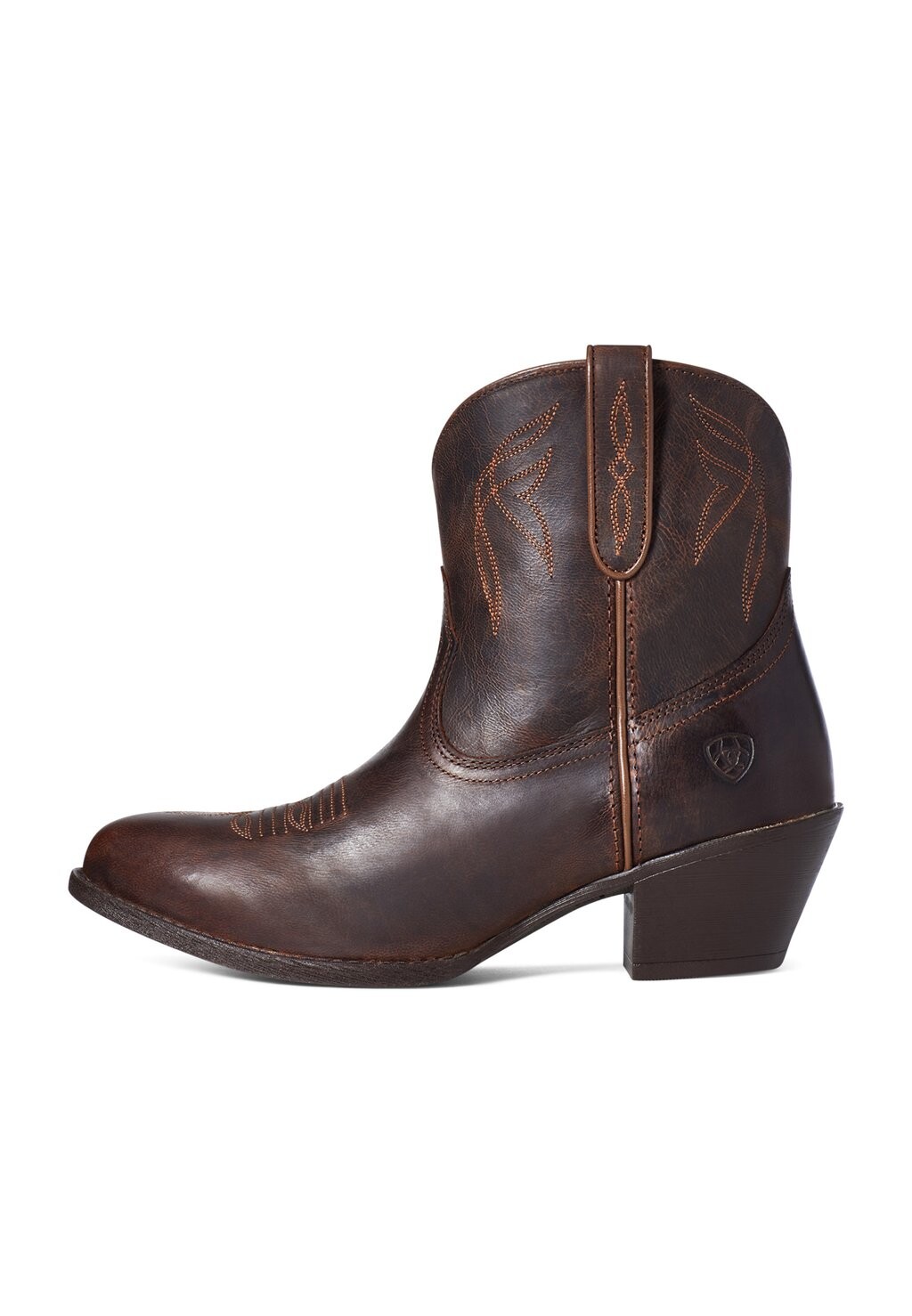 Женские ковбойские ботинки Ariat по щиколотку, коричневый — фото 4