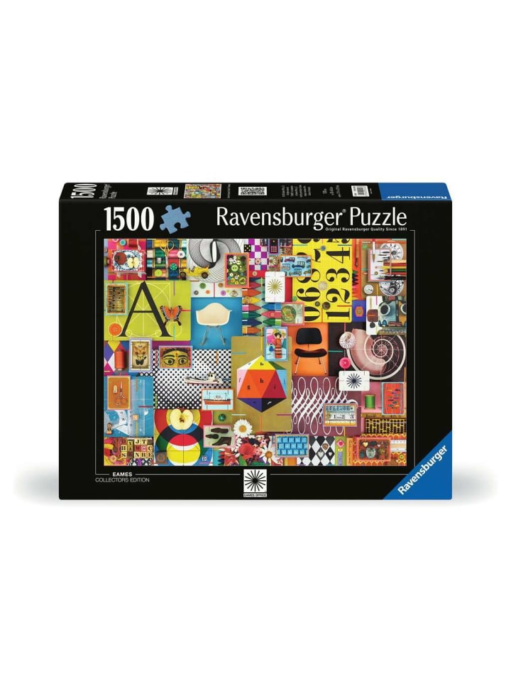 

Пазл Ravensburger, 1500 деталей, «Карточный домик Имз», в красочном исполнении