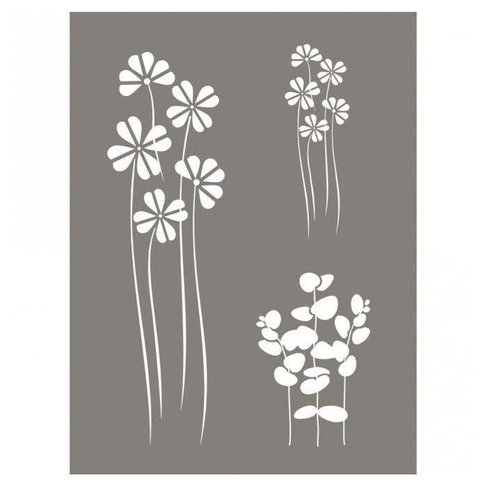 

Шаблон Flower Mix - RAHYER - Flower Mix - Гибкий шаблон - Размер 15,25 x 20,32 см Inna marka