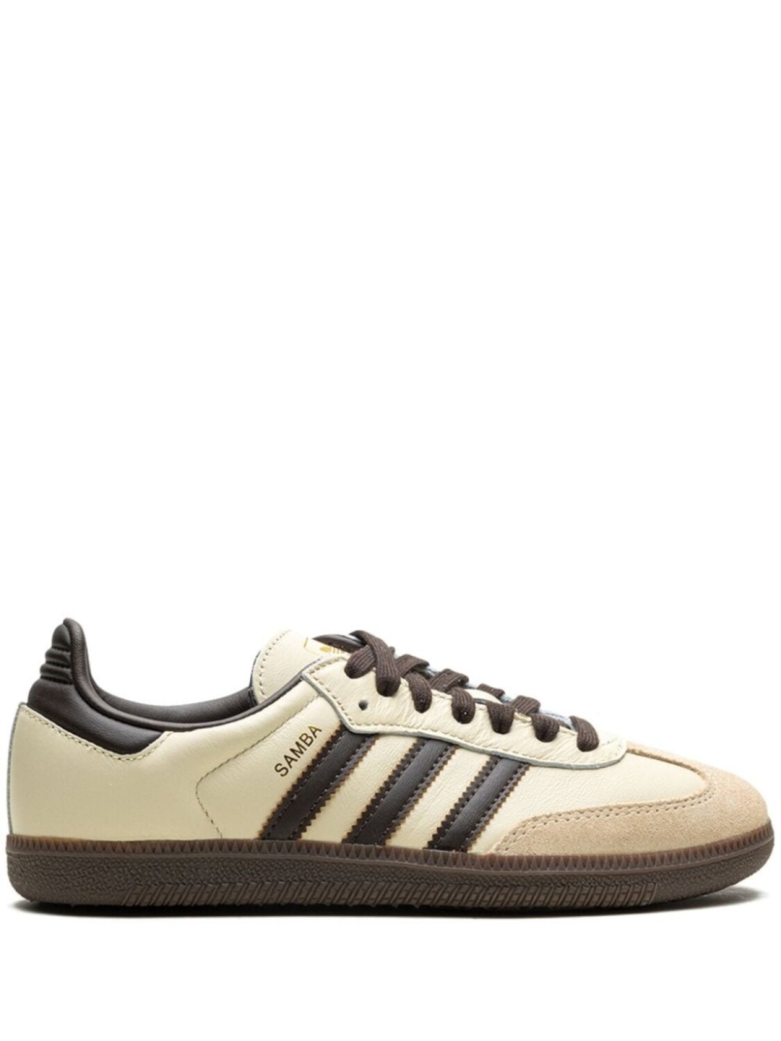 

Кроссовки Adidas Samba OG "Cream White/Dark Brown", нейтральный цвет