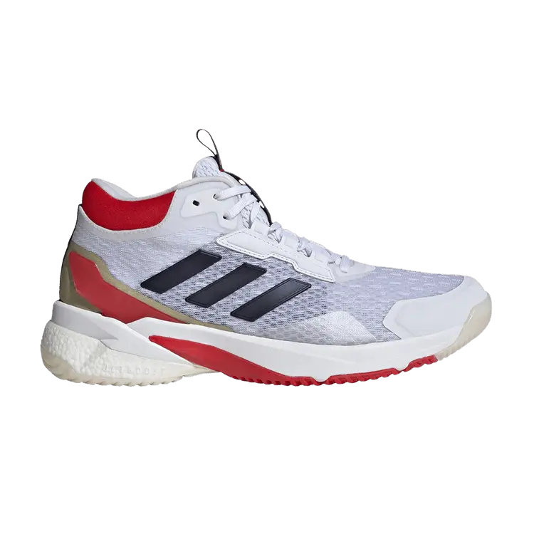 Кроссовки adidas Wmns Crazyflight 5 Mid Indoor 'White Better Scarlet', белый