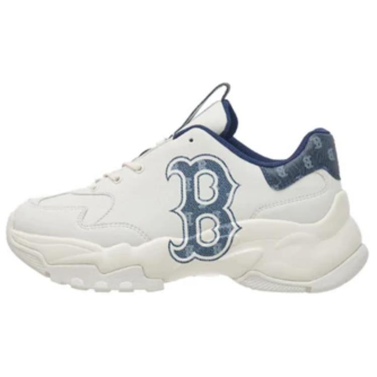 

Кроссовки MLB Big Ball Chunky Cookie Chunky Sneakers Unisex Low-top White/Blue, белый/синий