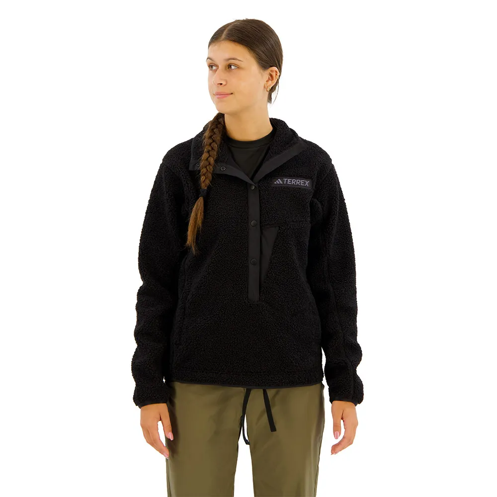 

Флис adidas Terrex Xploric High Pile full zip, черный