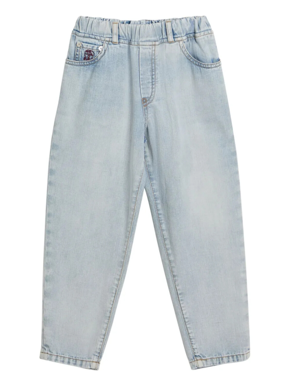 

Легкие джинсы Brunello Cucinelli Kids, синий