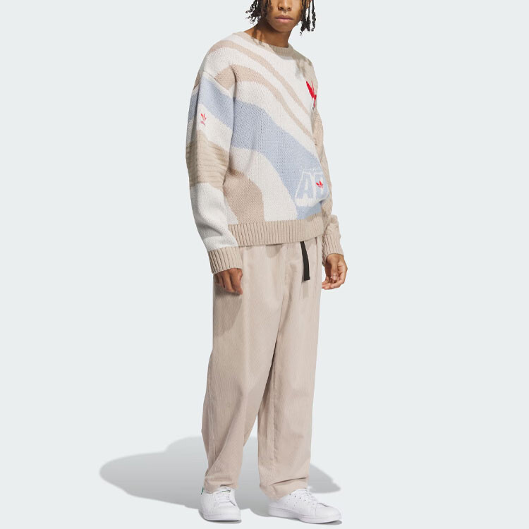 WS TP WOVEN трикотажные спортивные штаны мужские светло-хаки Adidas Originals, хаки — фото 2