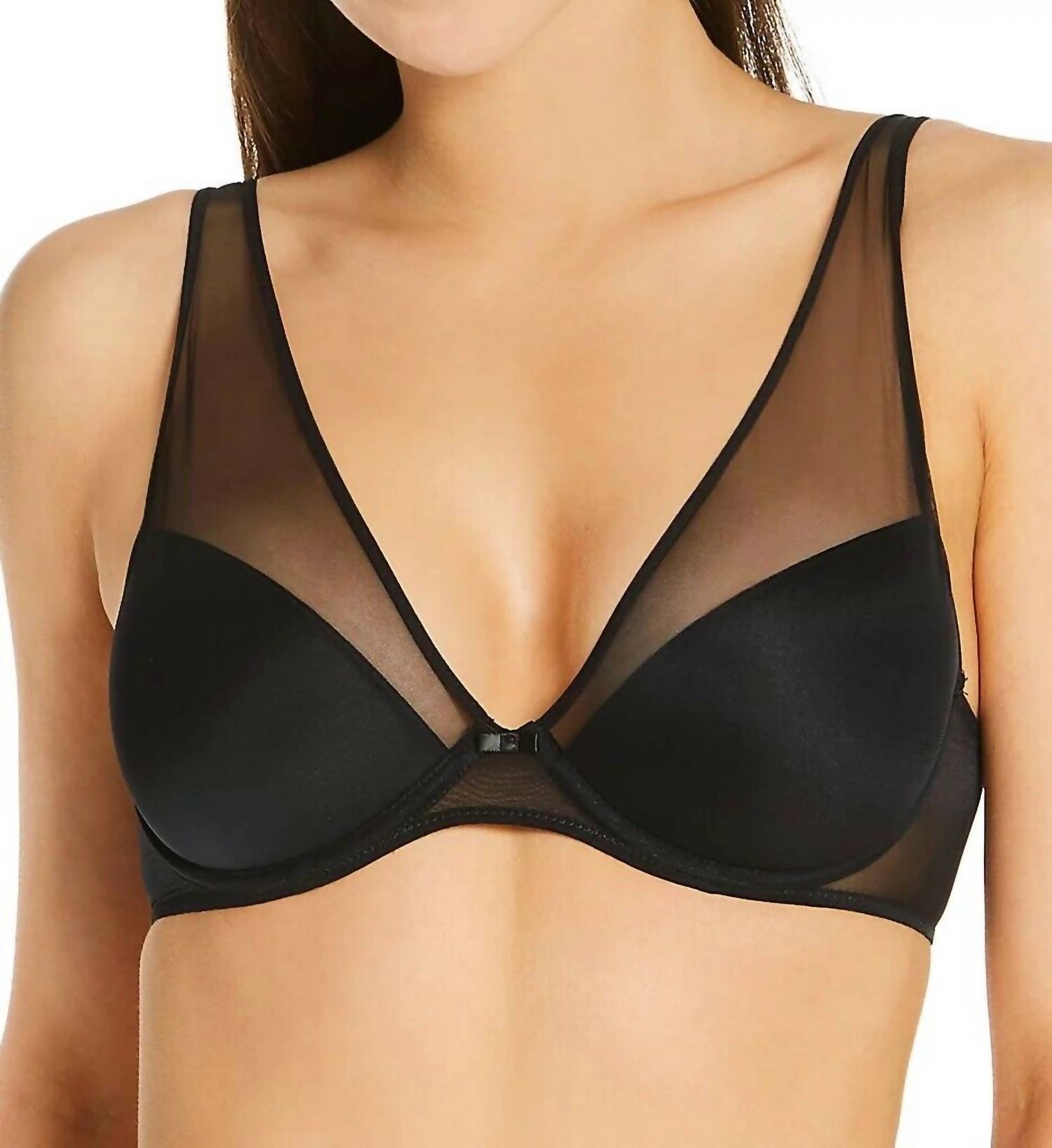 

Бюстгальтер Camille Plunge черного цвета Timpa Lingerie