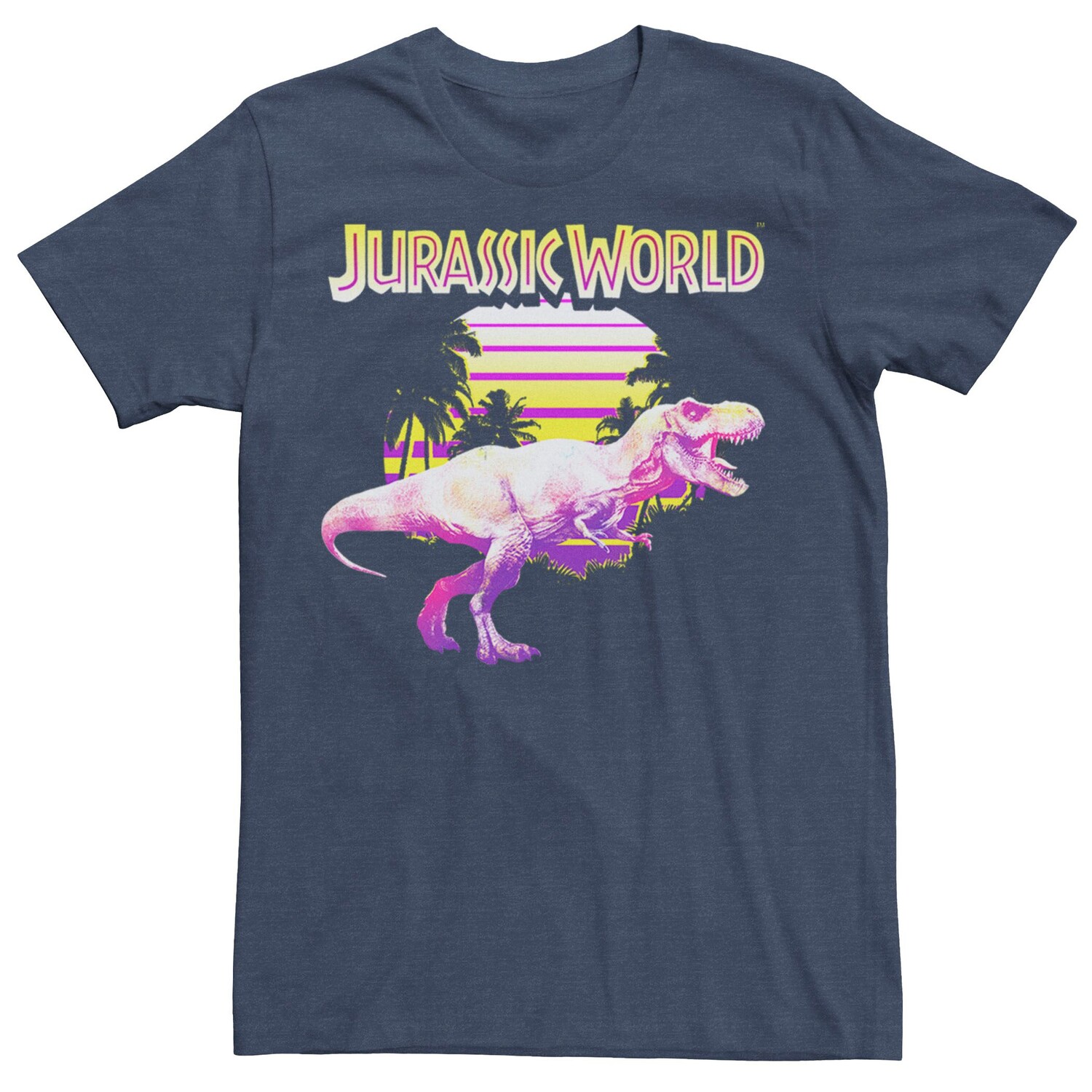 

Мужская футболка Jurassic World Neon T-Rex Licensed Character