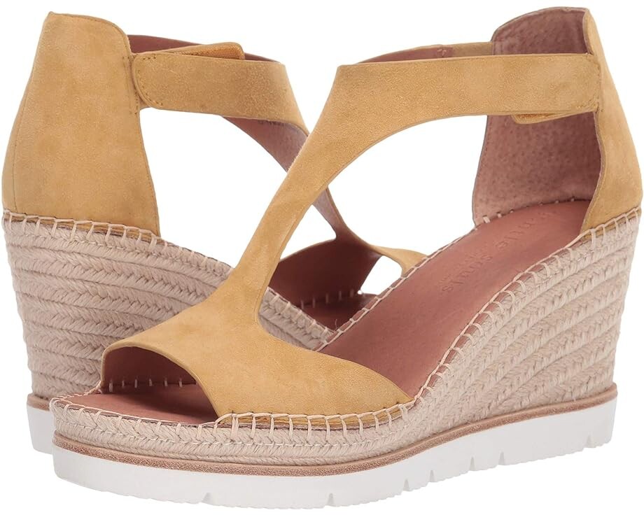 

Туфли Gentle Souls by Kenneth Cole Elyssa Easy T-Strap, цвет Yellow Suede