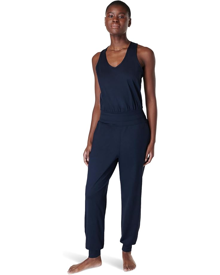 

Брюки Sweaty Betty Gaia Performance Yoga Jumpsuit, цвет Navy Blue