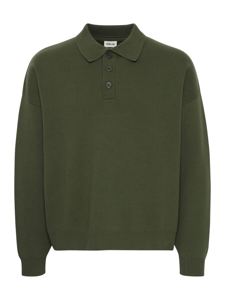 

Свитер с v-образным вырезом !Solid Sweater Nahim, темно-зеленый