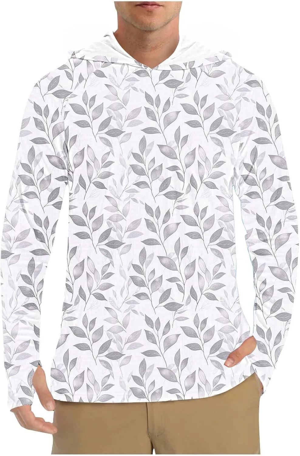 

Футболка с капюшоном и маской для рыбалки, Camouflage Print, Long Sleeve