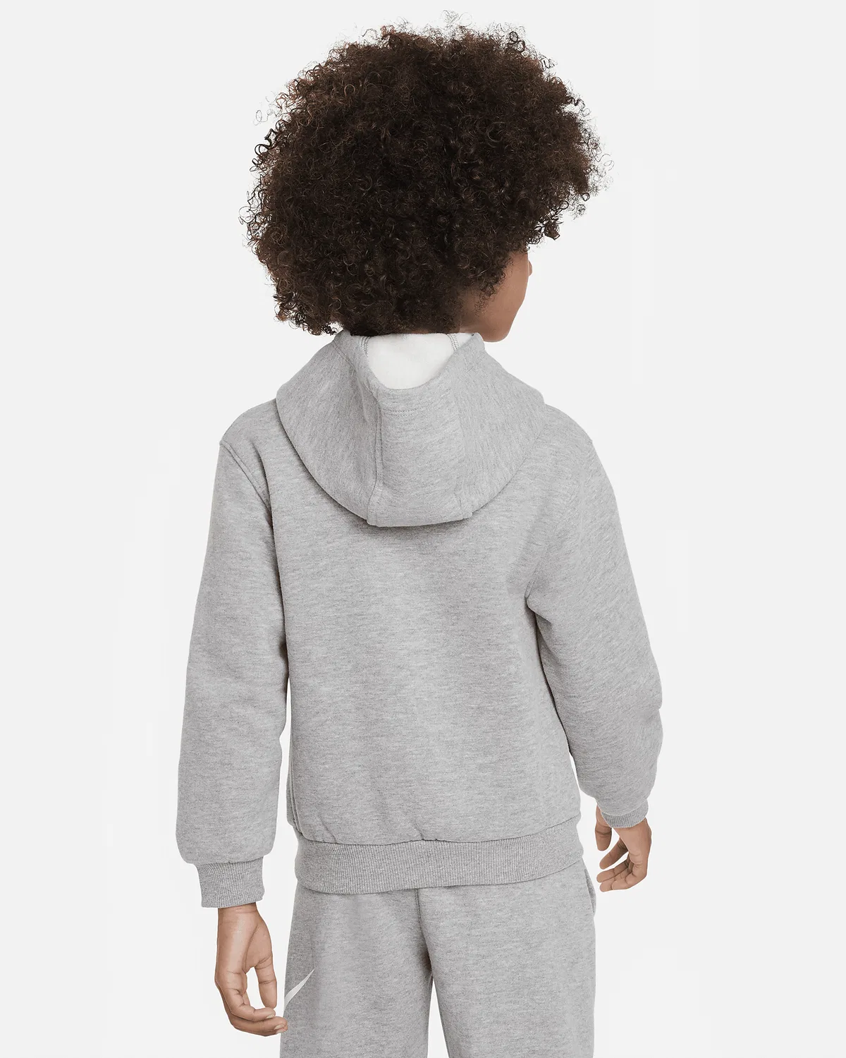 Детская худи Nike Sportswear Club Fleece Pullover, Light Grey Heather — фото 2