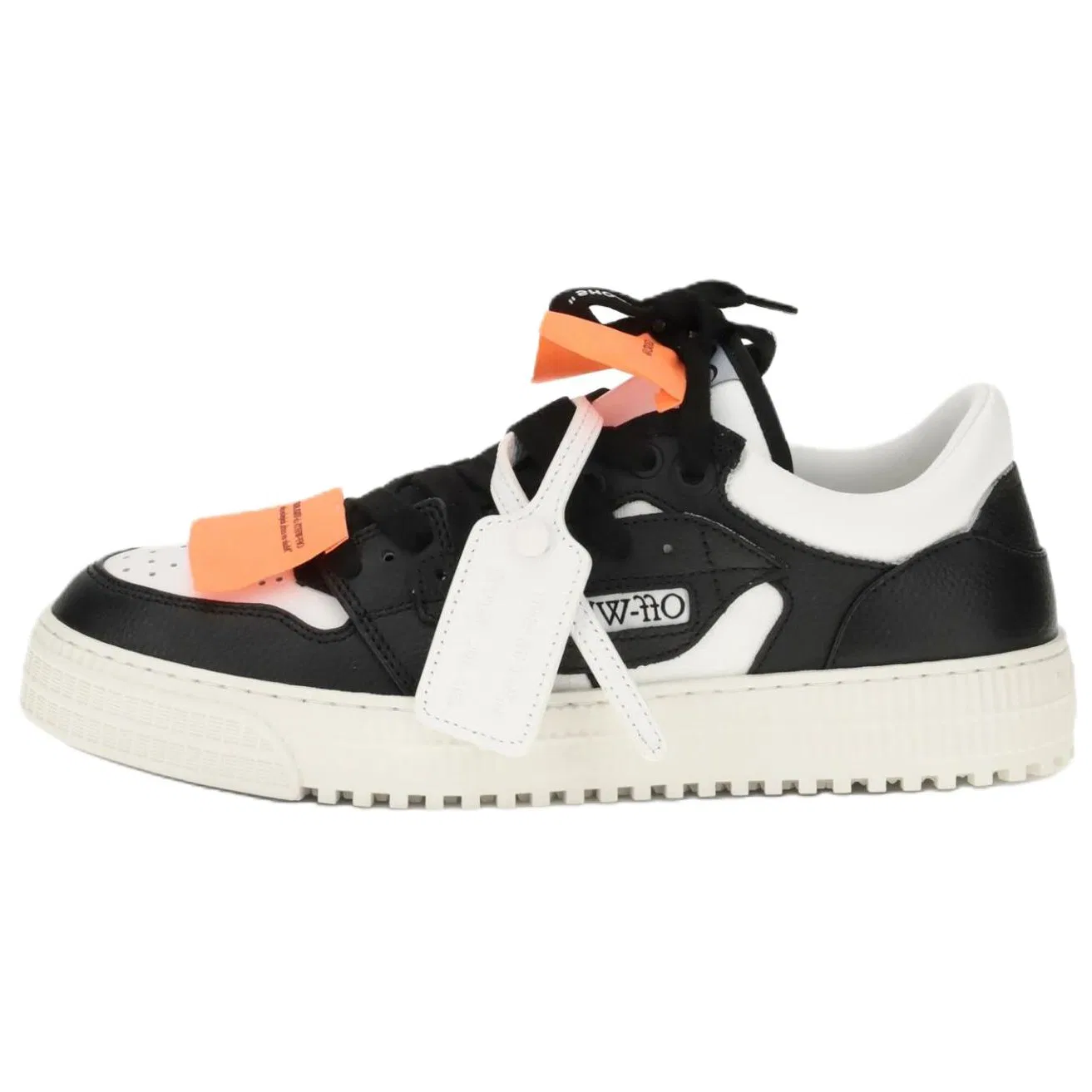 Кроссовки кожаные OFF-WHITE Court Black