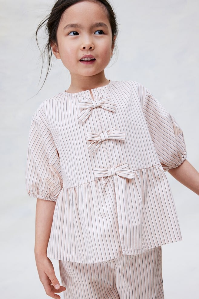 

Блузка из хлопкового поплина H&M, мультиколор