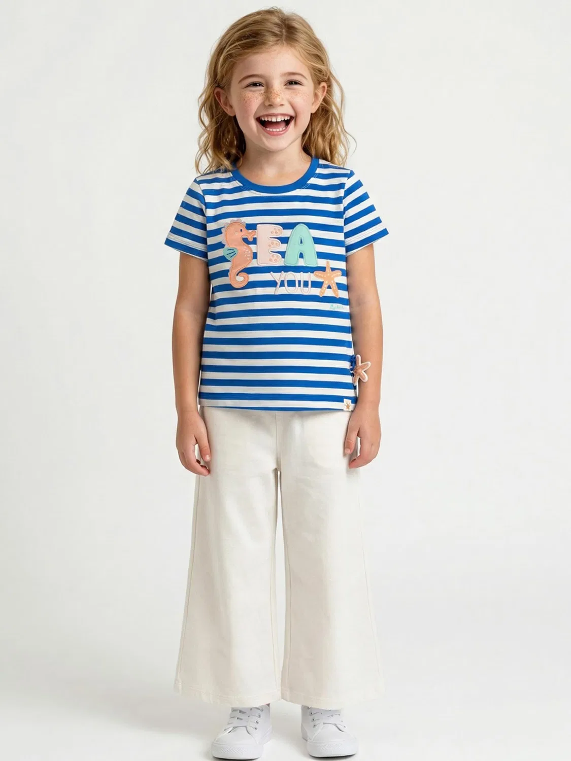 Футболка 'T-Shirt Sea You' Sigikid, Blue — фото 3