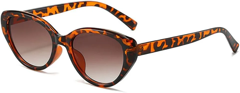 

Солнцезащитные очки UV400 с градиентной расцветкой «кошачий глаз» для женщин и мужчин, для бега и занятий спортом на открытом воздухе UYPTK, Leopard-brown