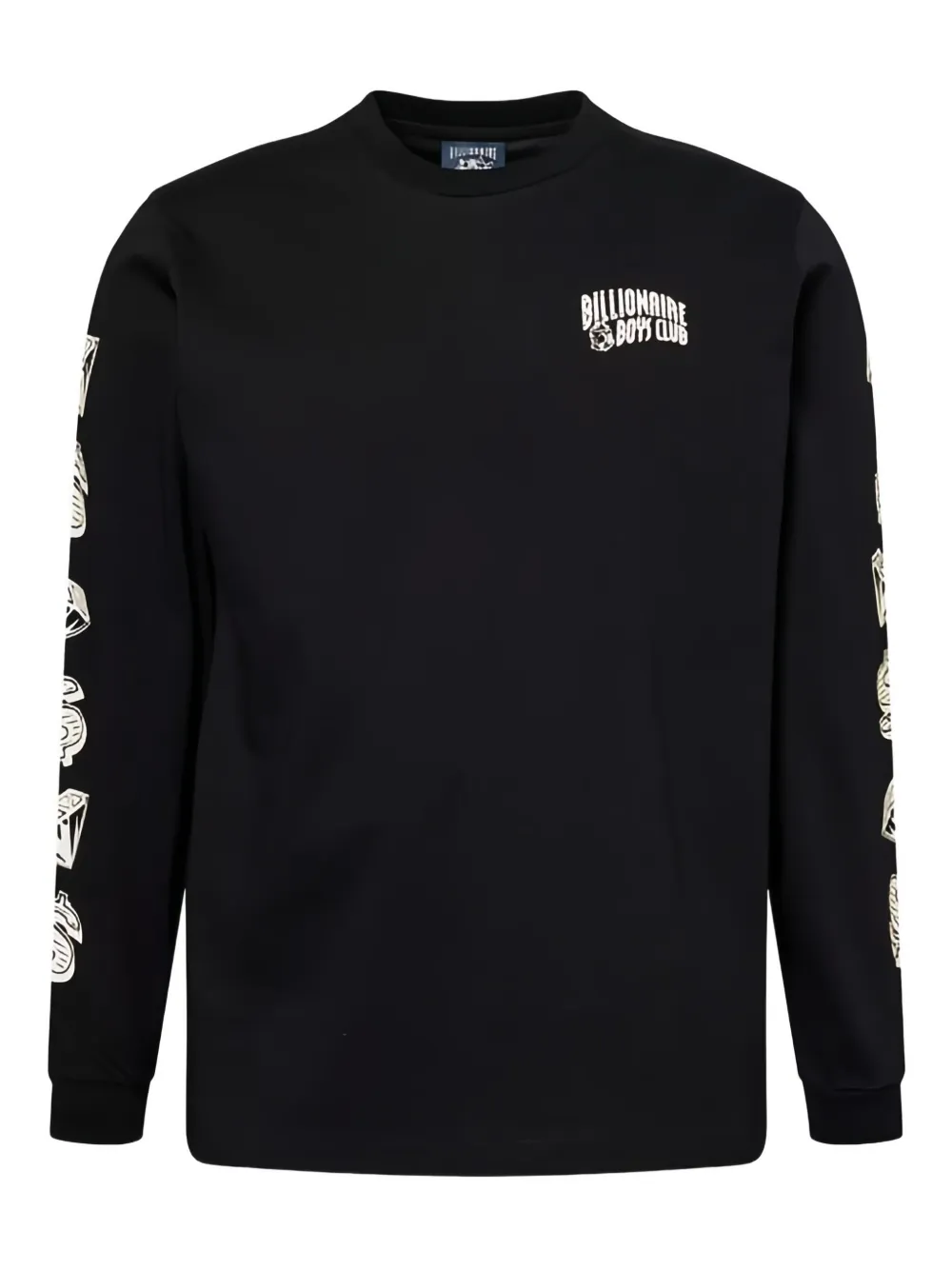 

Футболка с длинным рукавом и графическим принтом Billionaire Boys Club, черный