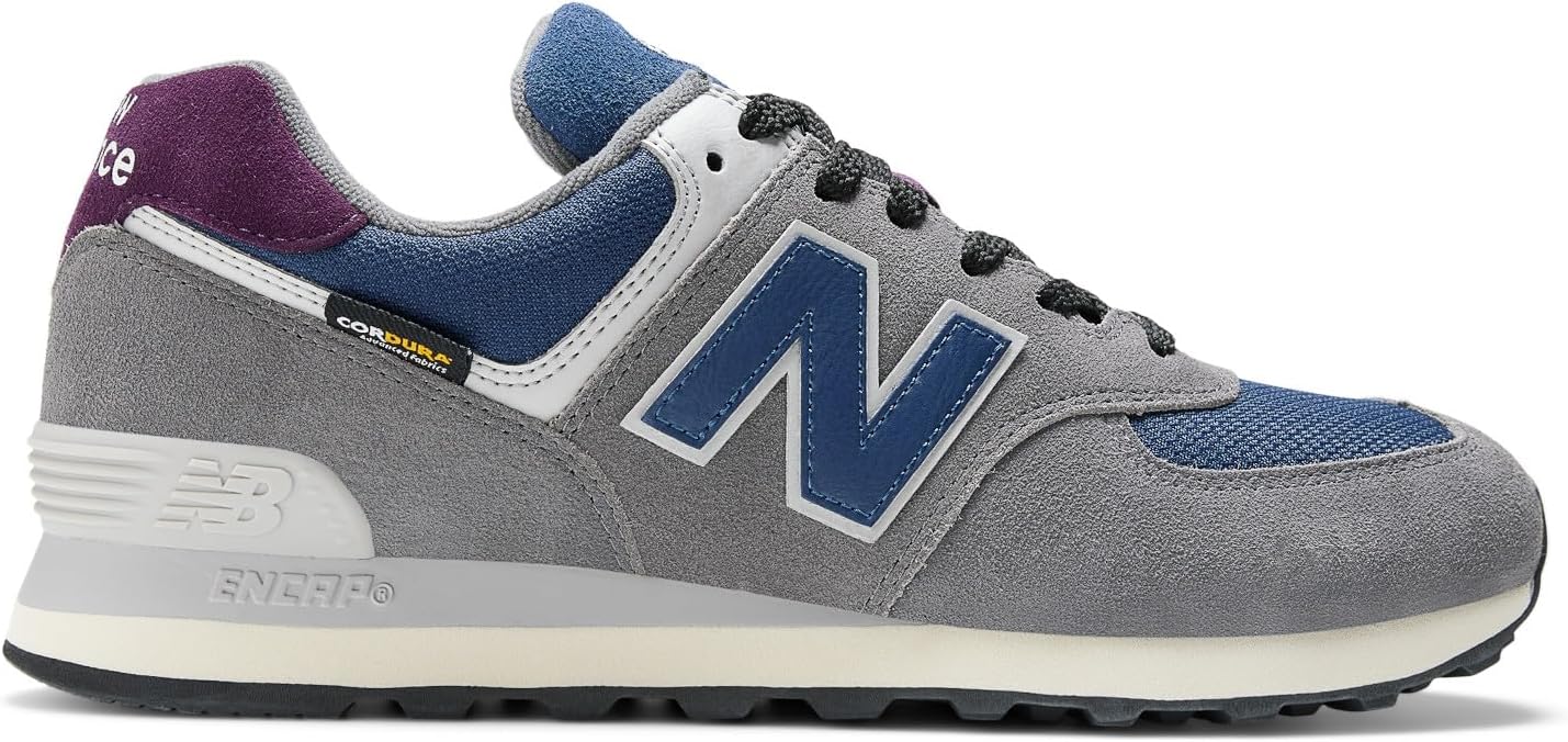 Кроссовки New Balance Unisex-Adult 574 V2, синий/серый — фото 2