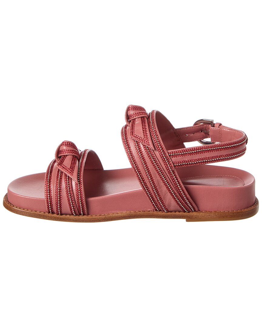 Alexandre Birman Clarita Sport Leather Sandal, розовый — фото 2