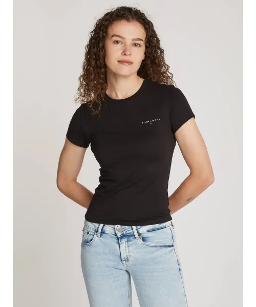 

Футболка Slim fit Tommy Jeans, черный