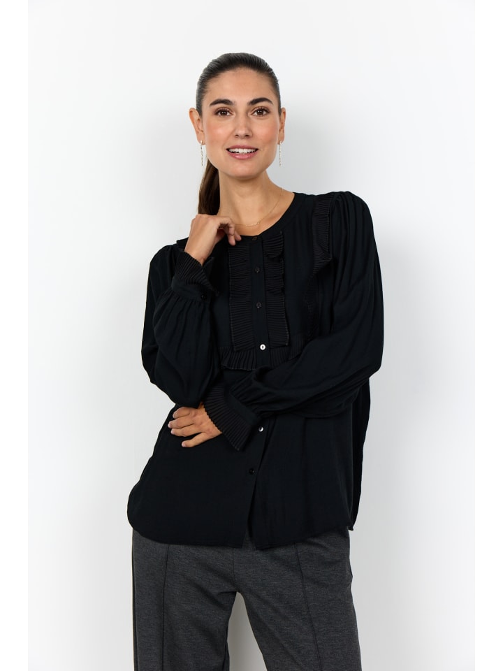 

Блузка SC-Anise 2 черного цвета soyaconcept