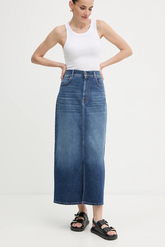 

Джинсовая юбка zarelia Weekend Max Mara, темно-синий