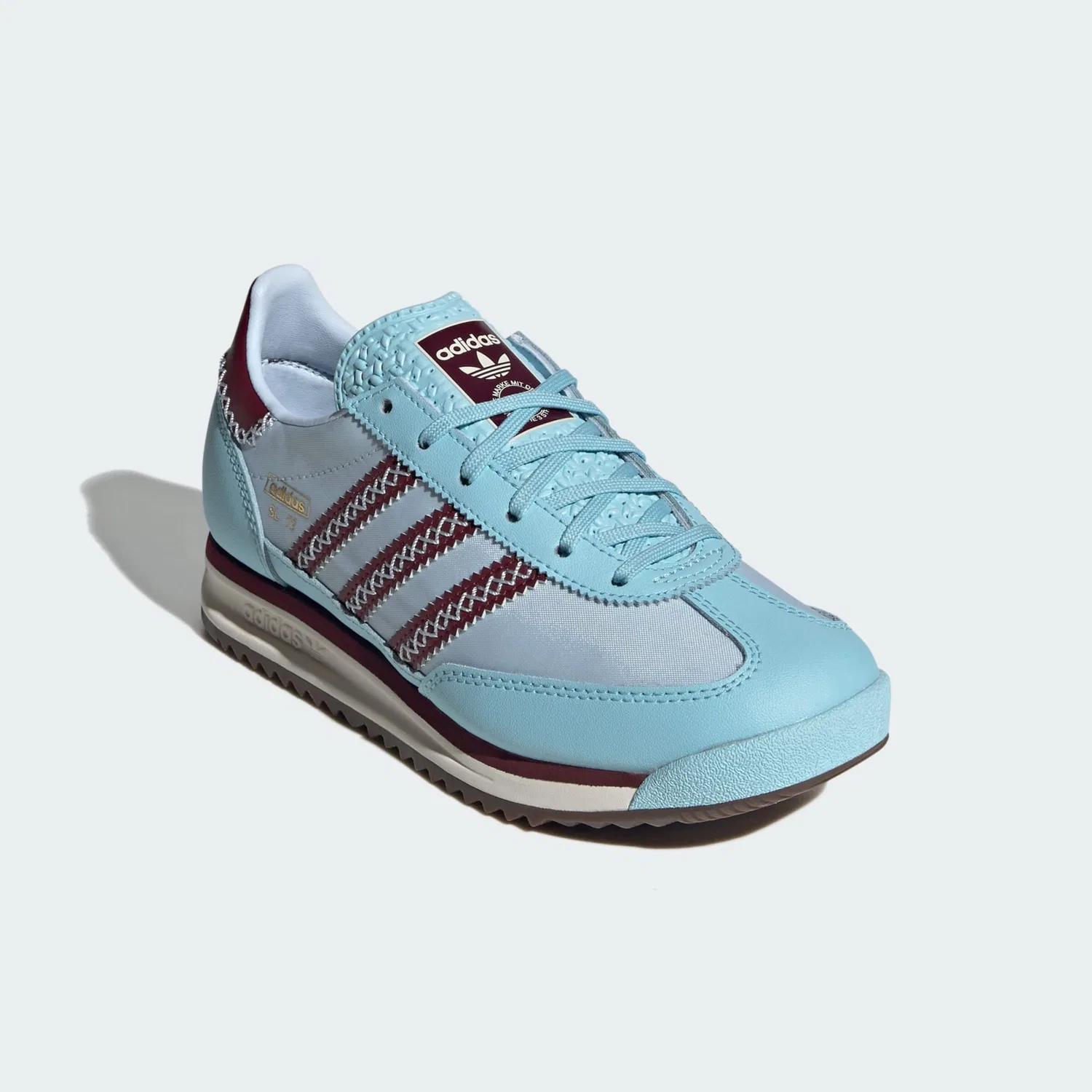 Кроссовки Adidas Originals SL 72 RS светло-голубого цвета — фото 4