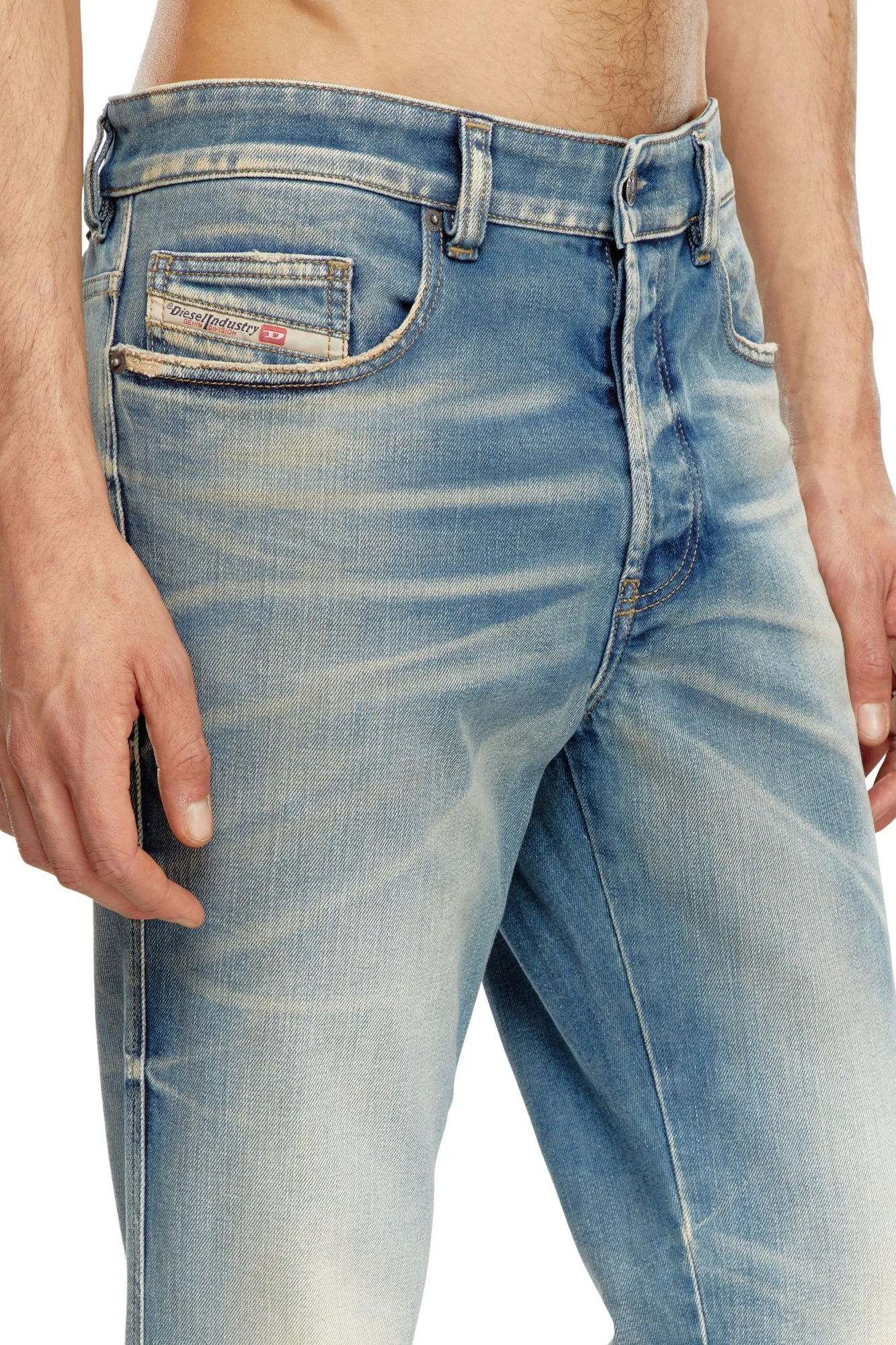 Мужские джинсы-клеш Slim Bootcut Denim 1998 D-BUCK Diesel, Indigo Blue — фото 3