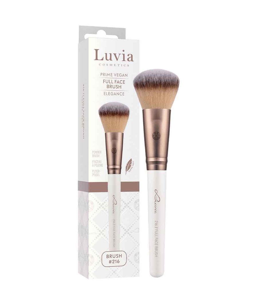 

Кисть для пудры Luvia Prime Vegan Full Face Brush - Elegance 216, 1 шт.