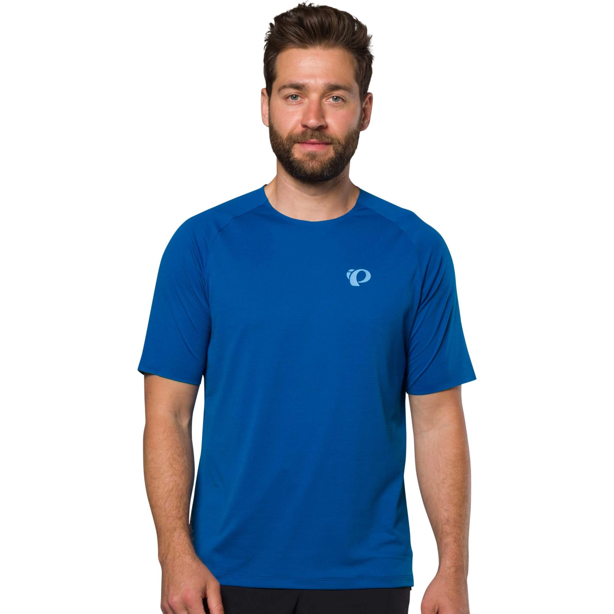 

Мужская велосипедная майка Summit PRO с коротким рукавом Pearl Izumi, Snorkel Blue