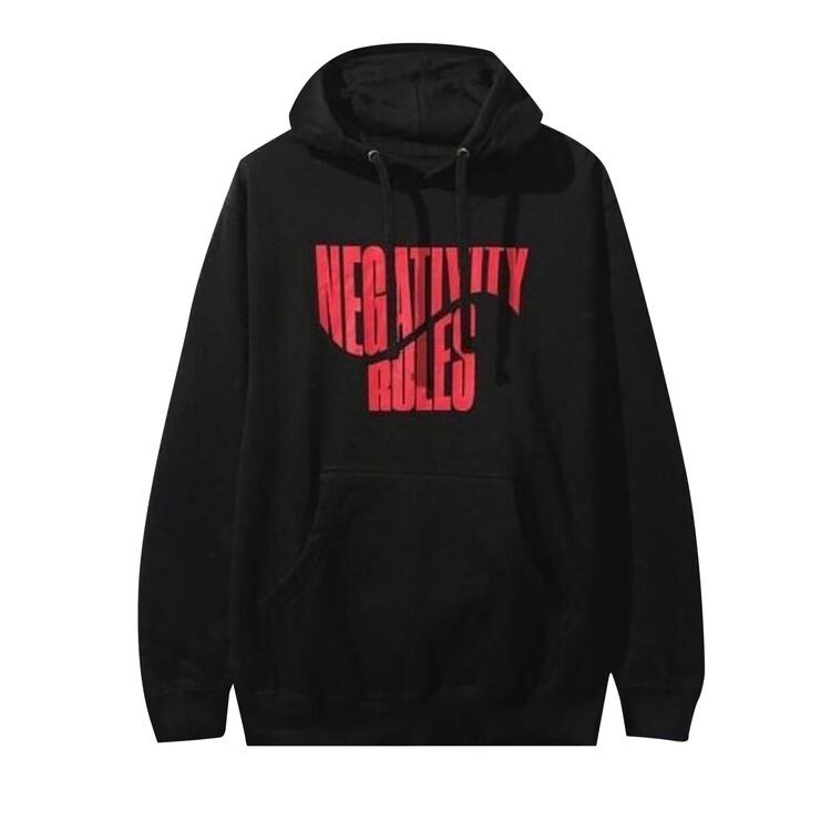 

Худи Anti Social Social Club Negativity Rules Hoodie Black, черный