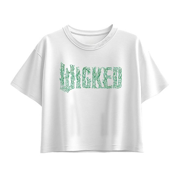 

Футболка Wicked for Good с логотипом в виде ветки дерева для девочек 7-16 лет Licensed Character, White