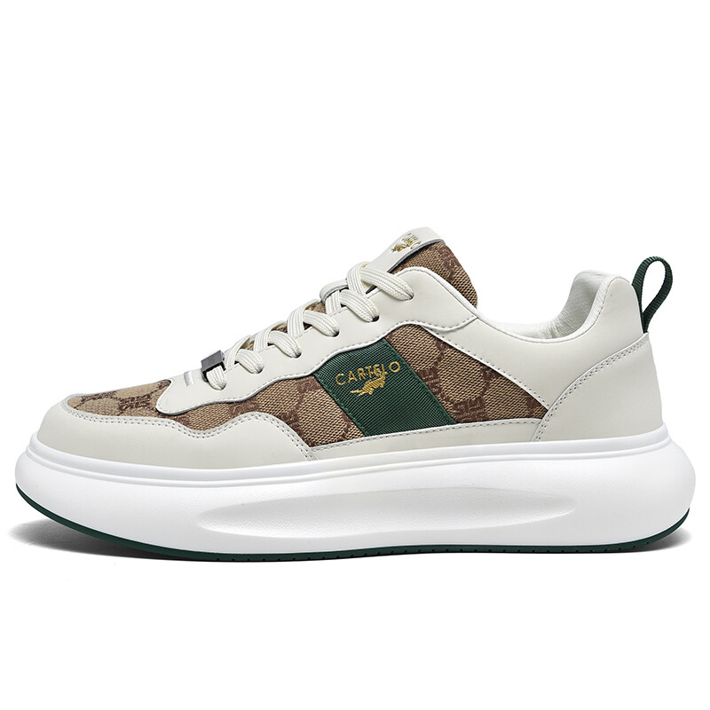 

Кроссовки CARTELO/Catilla crocodile Lifestyle Shoes Men Low-top, белый/красный