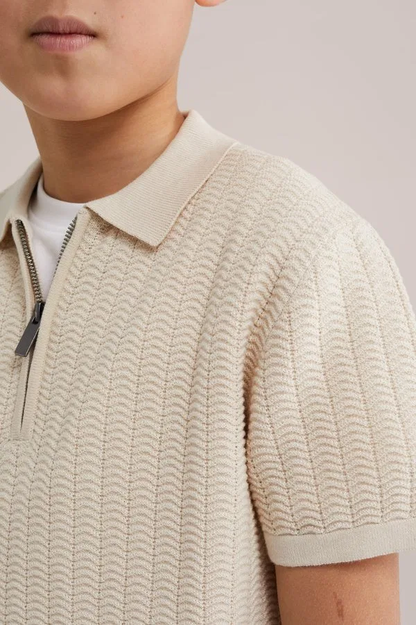 Рубашка поло We Fashion, Beige — фото 3