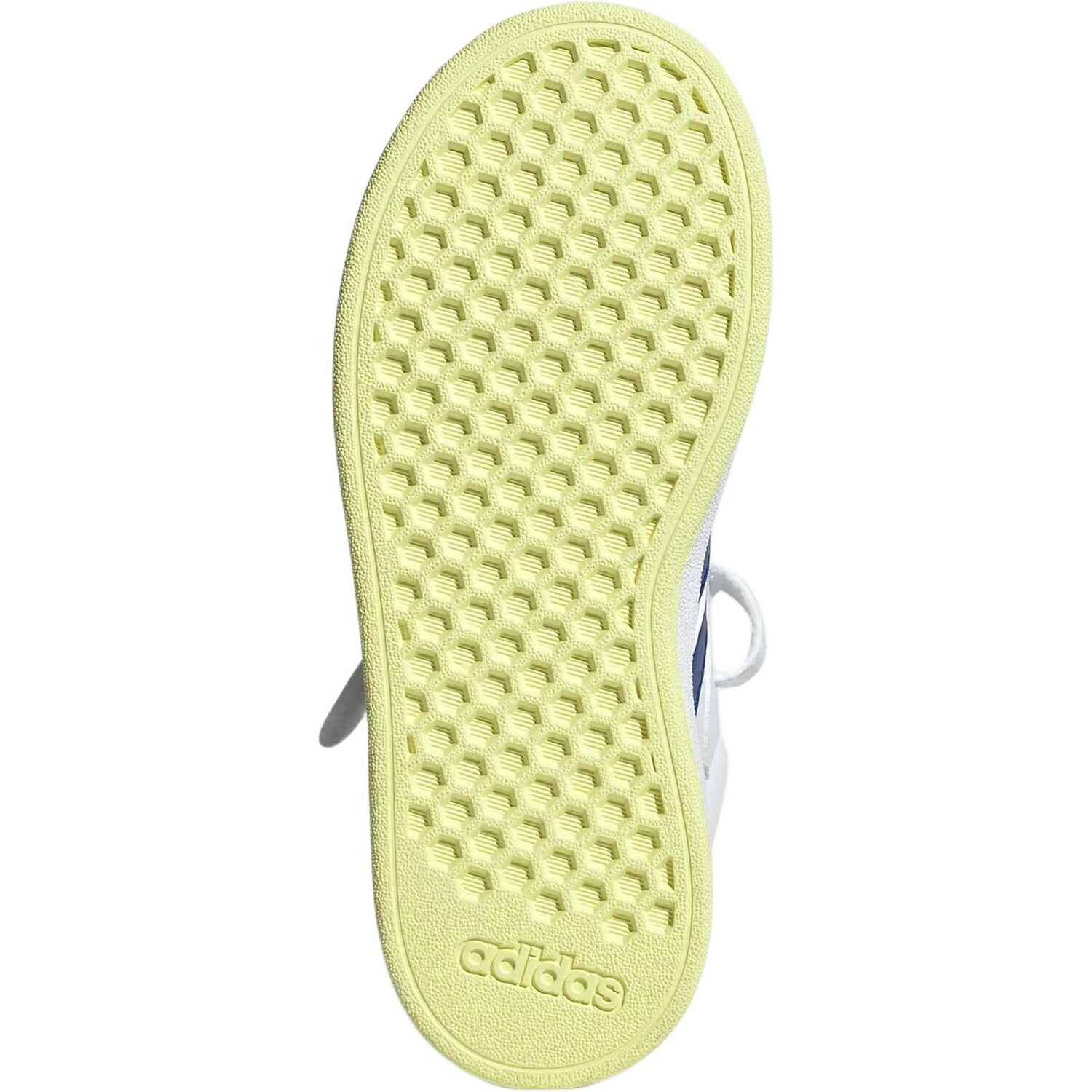GRAND COURT Kids" Скейтбординговая обувь для детей Adidas, цвет White/Royal Blue/Yellow — фото 3