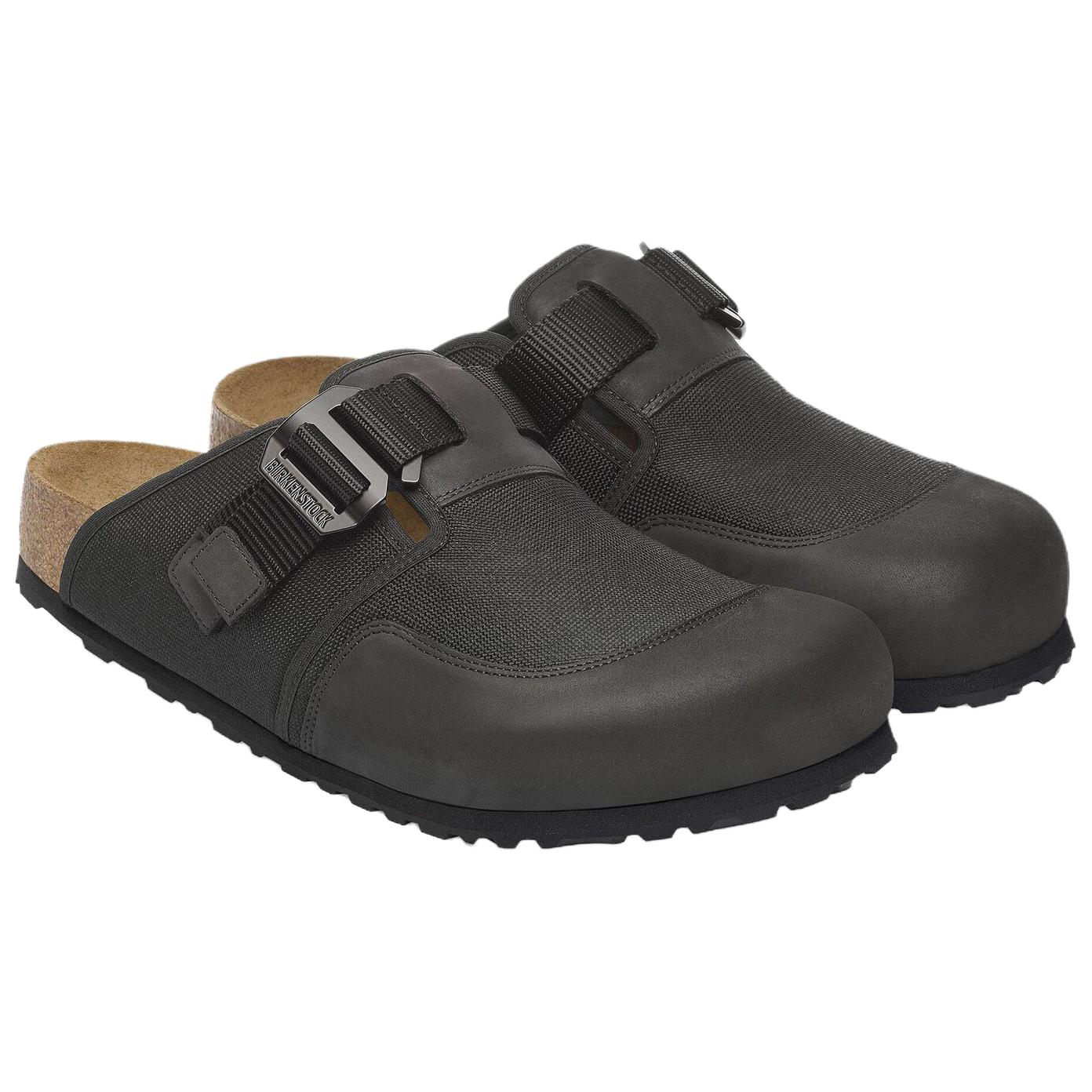 Мюли Birkenstock Boston Nova узкие, черный — фото 3